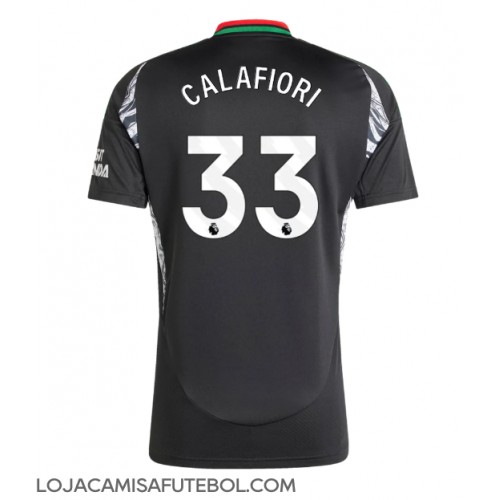 Camisa de Futebol Arsenal Riccardo Calafiori #33 Equipamento Secundário 2024-25 Manga Curta